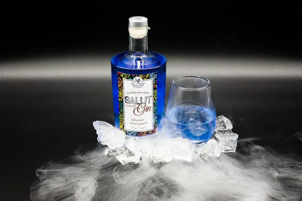 frukta des Salut Gin indigo