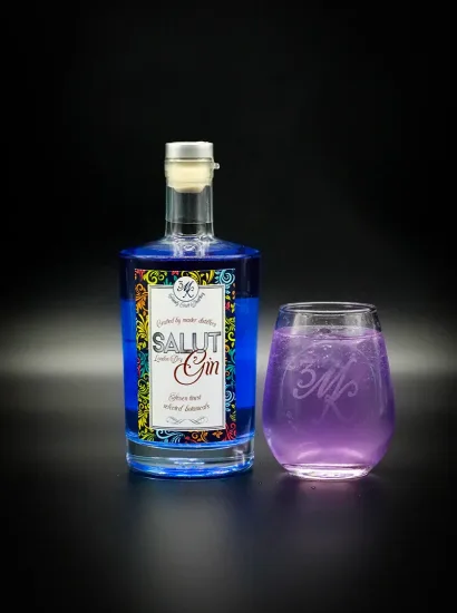 frukta des Salut Gin Mystic Blue Elixir